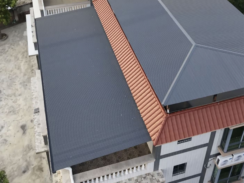 Engineering Case - Self-built House Aluminum Shingles
